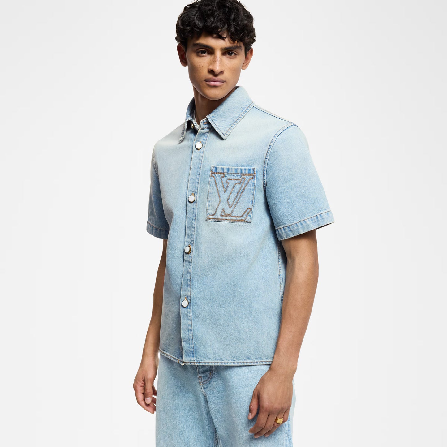 LV Short Sleeve Denim