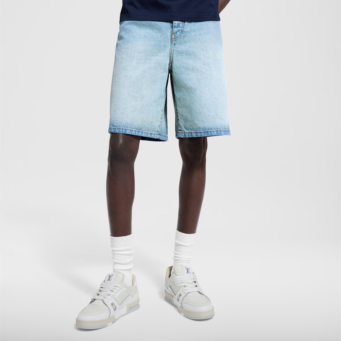 LV Denim Shorts